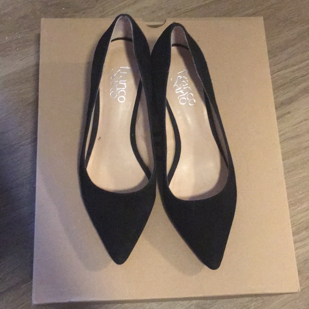 Franco sarto Black block heel 6.5 sz